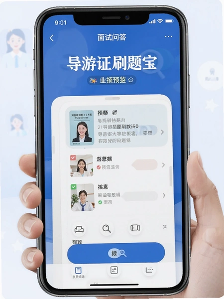 导游证刷题宝面试问答界面预览图