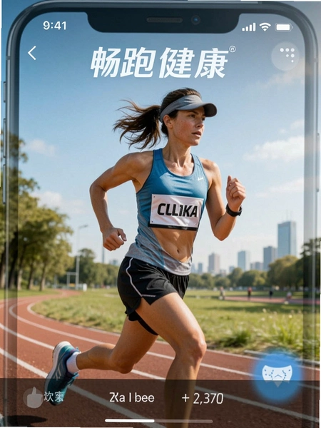 畅跑健康 界面截图
