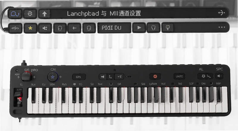 Launchpad�ʰ�����ӳ����MIDIͨ������Ԥ��ͼ