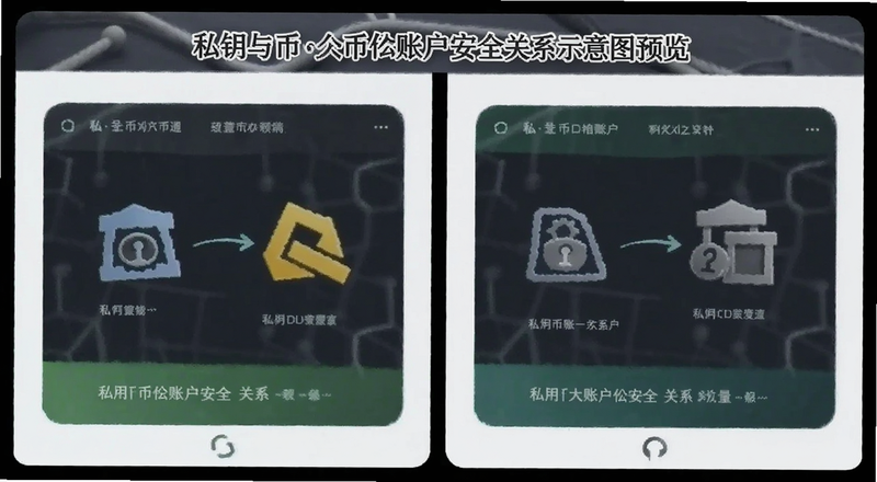 私钥与币安账户安全关系示意图预览图
