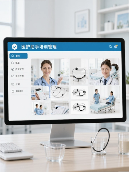 医护助手培训管理界面