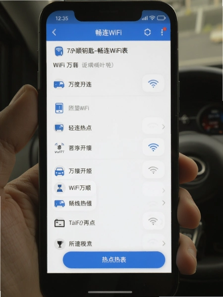 WiFi��˳Կ��-����WiFi �����ȵ��б�����Ԥ��ͼ