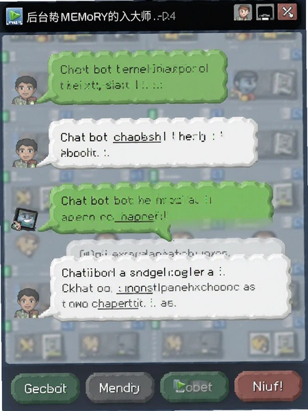 Chat bot�����ʦ ��̨�ڴ�ռ�ý�ͼ