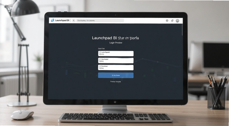 Launchpad BI 分析工具登录界面预览图