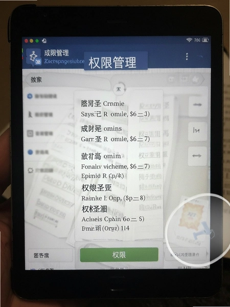 精读圣诗 权限管理 界面