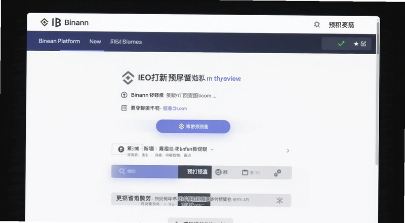 币安平台IEO打新页面预览图