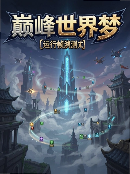 巅峰世界梦游戏运行帧率测试截图