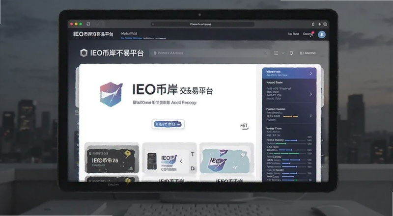IEO币岸交易平台界面预览图