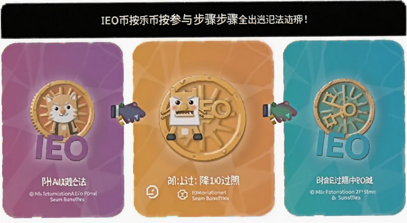 IEO币按参与流程步骤示意图