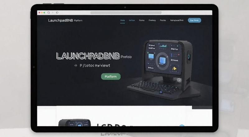 LaunchpadBNB平台首页界面预览图