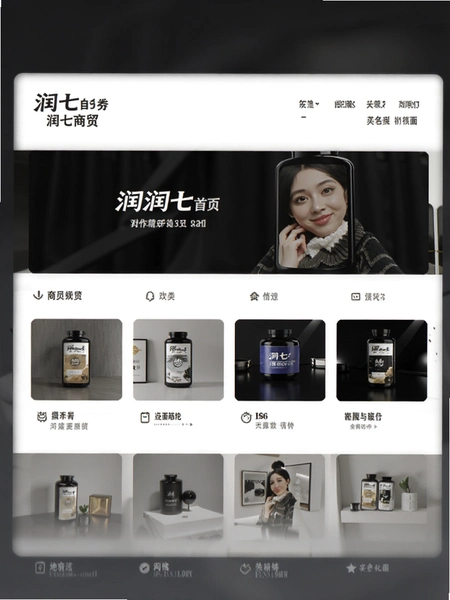 润七商贸首页分类界面预览图