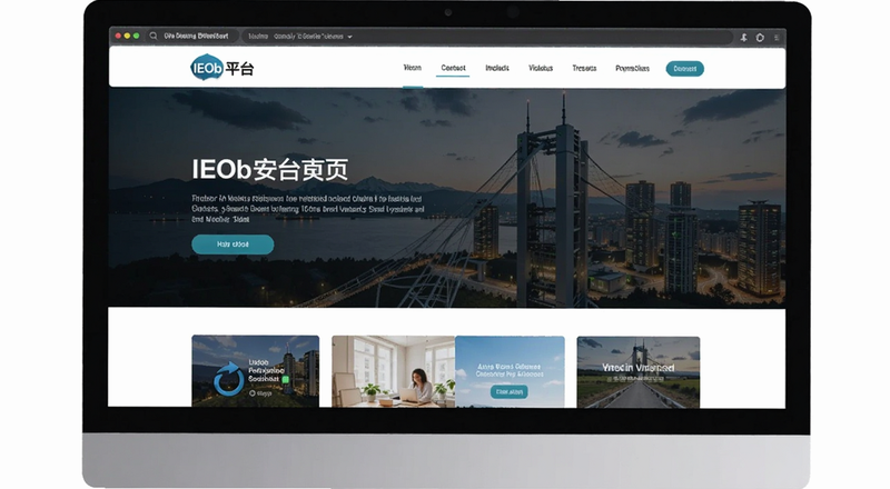 IEOb安平台首页界面预览图
