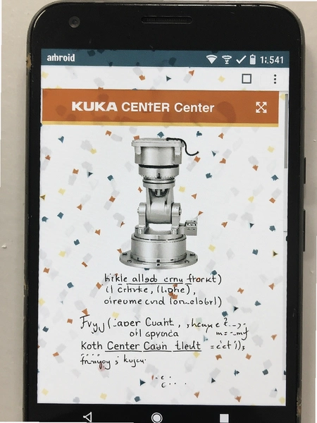 KUKA Center�ڰ�׿�ֻ��ϵ������ڴ�ռ��ʾ��ͼ