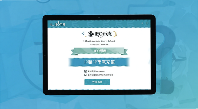 IEO币庵充值页面预览图