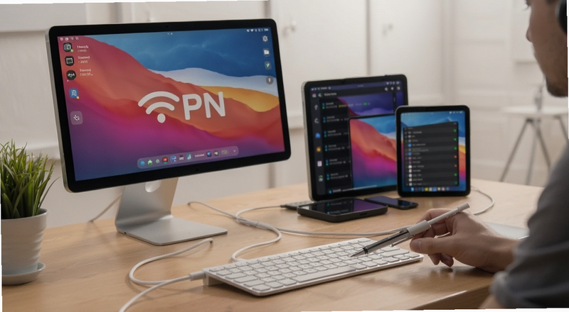 VPN�ʰ����豸���ӳ���Ԥ��ͼ