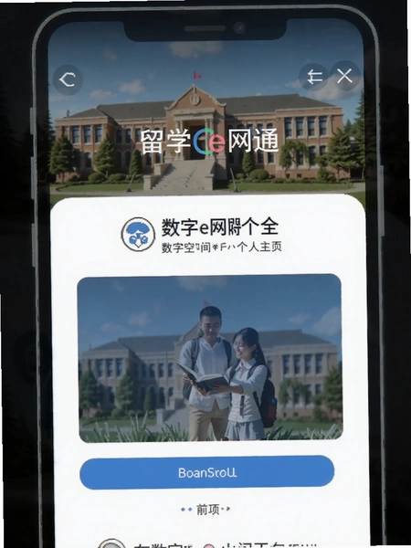 留学e网通 数字空间个人主页预览图
