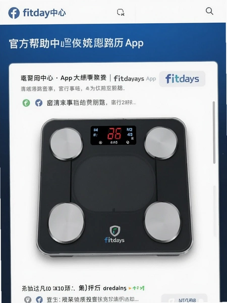 Fitdays体脂秤App官方帮助中心页面