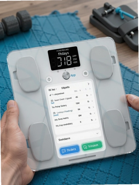 Fitdays体脂秤App测量记录管理界面