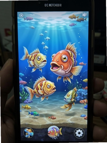 电玩捕鱼低配手机运行画面