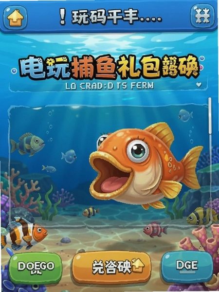 电玩捕鱼礼包码兑换界面截图