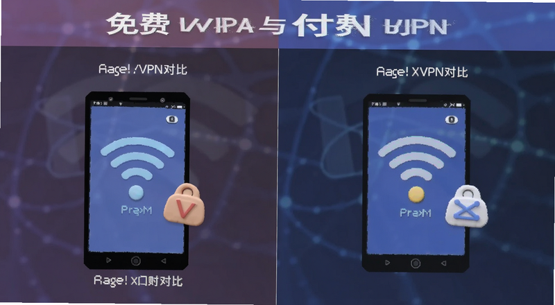 ����븶��VPN�Ա�ͼ
