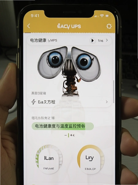 ��������UPS�ֻ��˵�ؽ��������¶ȼ��Ԥ��ͼ