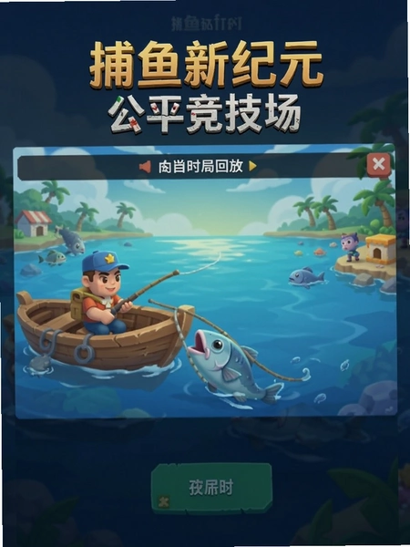 捕鱼新纪元公平竞技场面对局回放界面