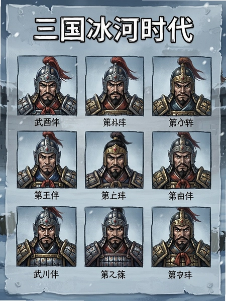 三国冰河时代 武将阵容搭配图