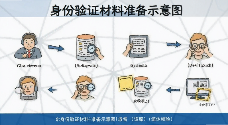 身份验证材料准备示意图