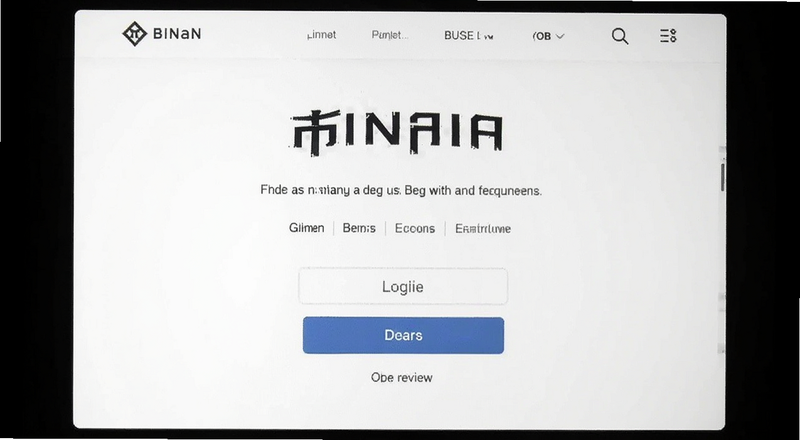 币安官网首页登录界面预览图