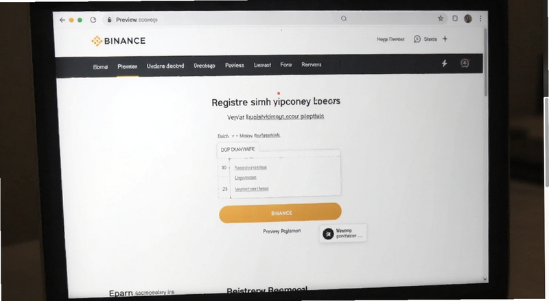 Binance����ע��ҳ���ͼԤ��ͼ