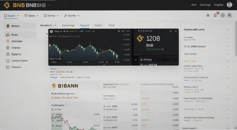 币安交易所BNB交易界面预览图