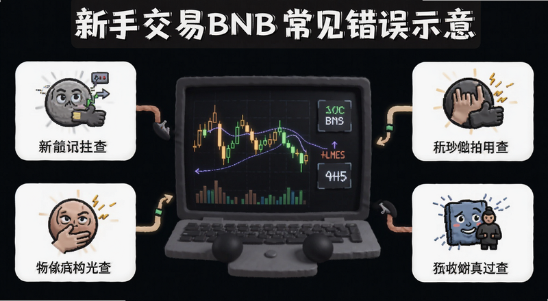 新手交易BNB常见错误示意图