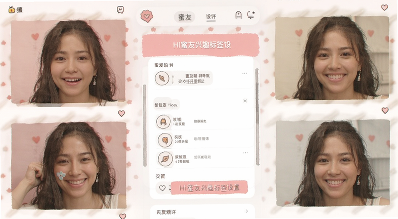 Hi蜜友兴趣标签设置界面预览图