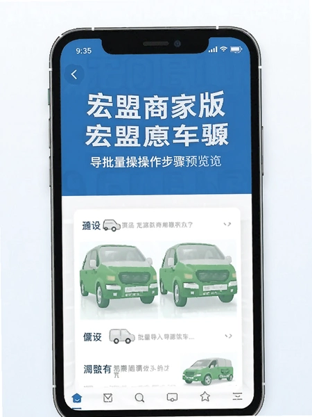 宏盟商家版批量导入车源操作步骤预览图