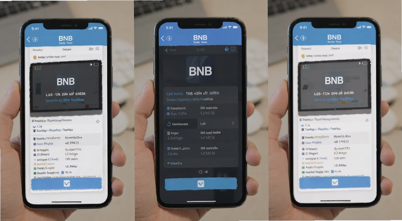 手机端BNB买卖操作步骤截图预览图