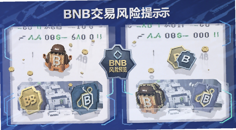 BNB交易风险提示示意图|BNB大陆交易风险预览图