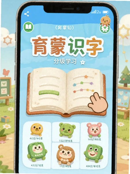 育蒙识字分级学习界面