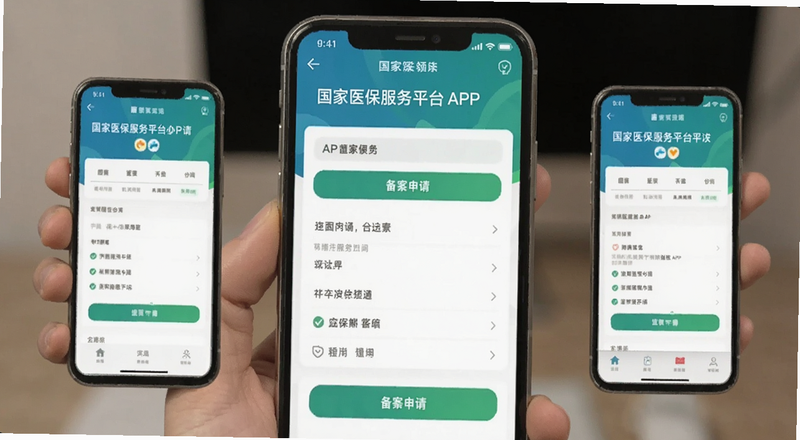 国家医保服务平台APP备案申请页面预览图