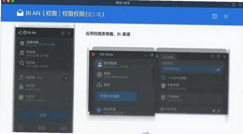 BI AN应用权限设置界面预览图
