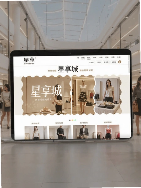 星享城购物商城首页界面预览图