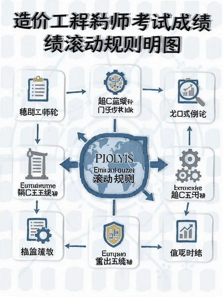 造价工程师考试成绩滚动规则说明图