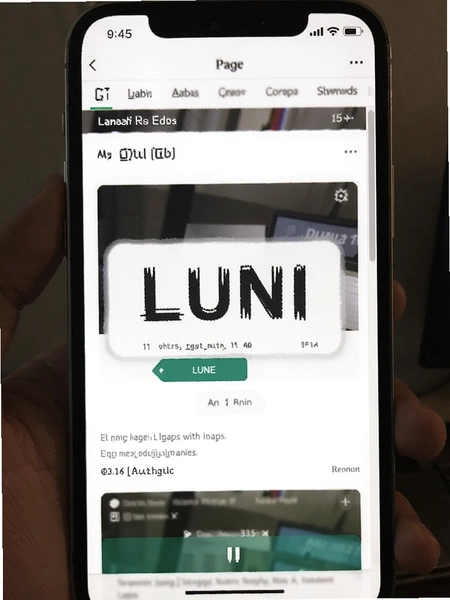 LUNI我的页面编辑标签截图