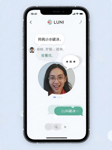 LUNI聊天破冰界面