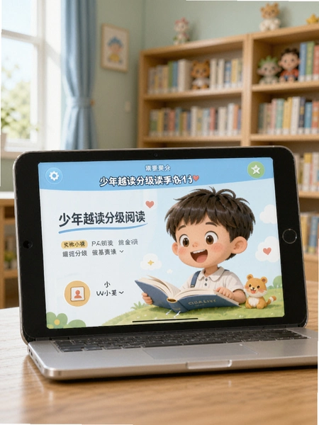 少年越读分级阅读界面展示图