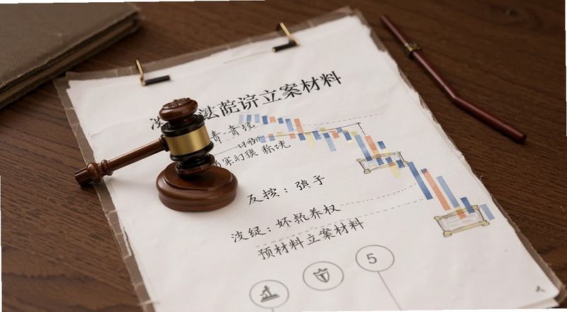法院起诉变更抚养权立案材料预览图