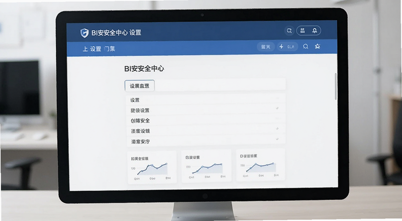 BI安安全中心设置页面预览图