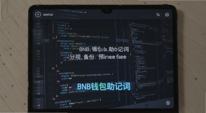 BNB钱包助记词备份操作预览图