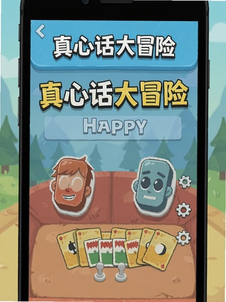 ���Ļ���ð��happy���ý����ͼ