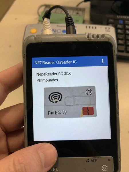 NFCReader读取IC卡数据界面